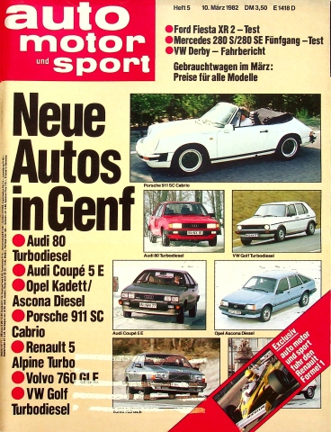 Deckblatt Auto Motor und Sport (05/1982)